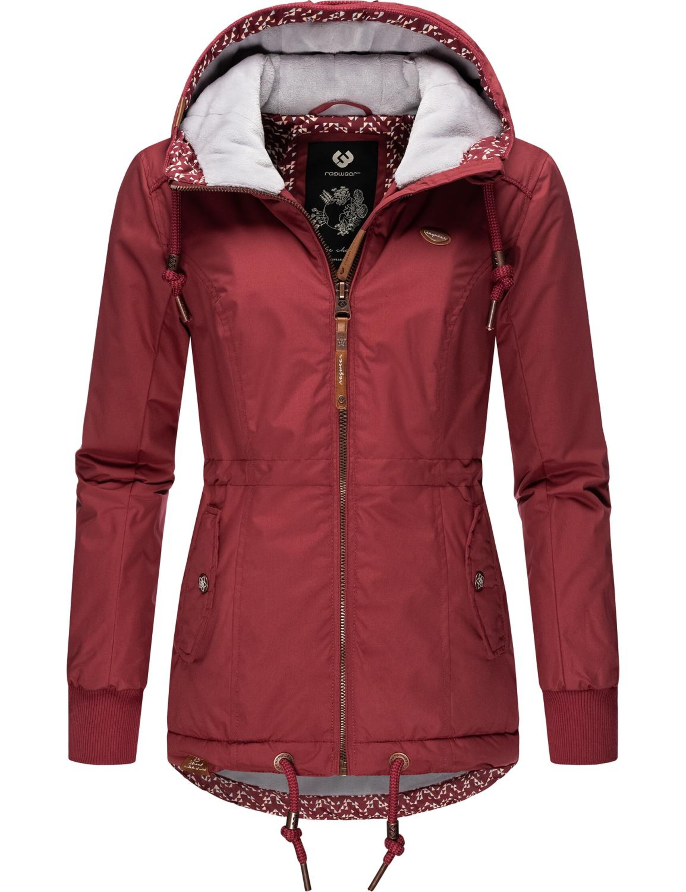 Ragwear Jacke 'Danka' in Rot: Vorderseite