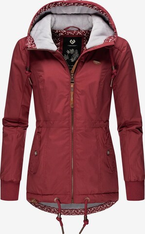 Ragwear Performance Jacket 'Danka' in Red: front