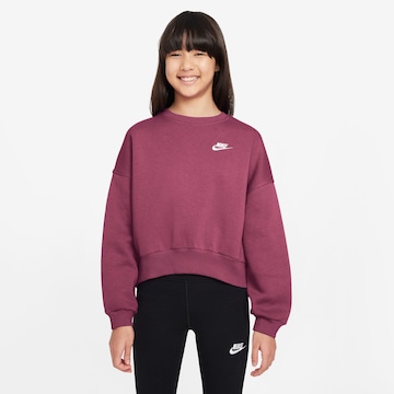 Nike Sportswear Суичър 'CLUB FLC' в розово: отпред
