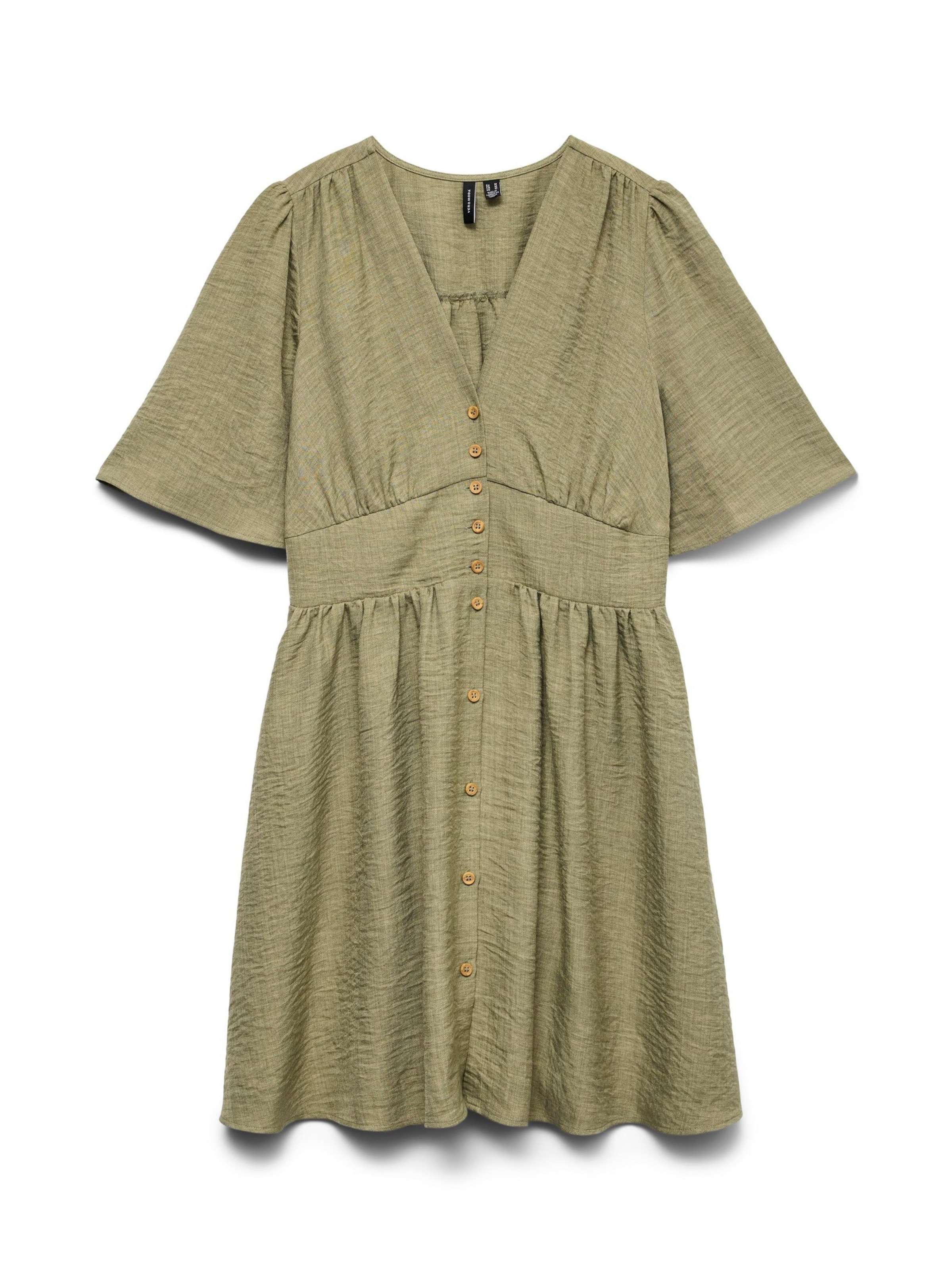 VERO MODA Kleid 'VMMelaney' in Grün: Vorderseite