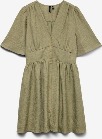 VERO MODA Blousejurk 'VMMelaney' in Groen: voorkant