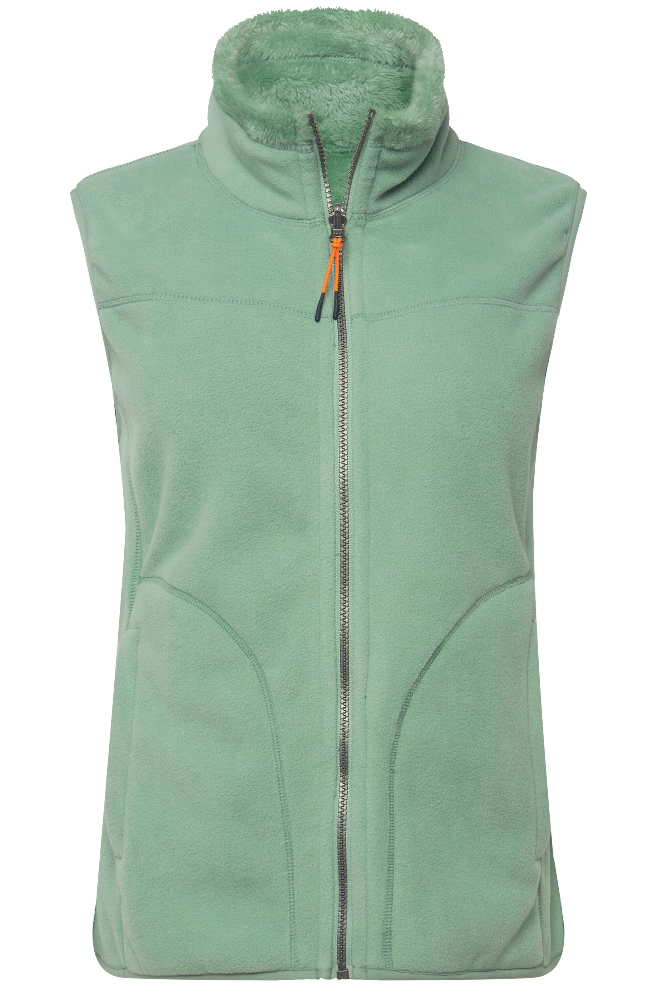 LAURASØN Weste in Grün: Vorderseite