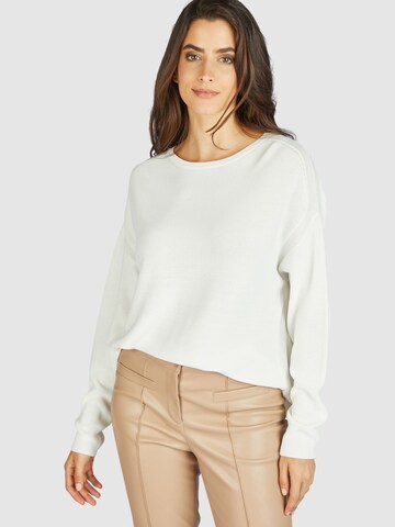 MARC AUREL Sweater in White: front
