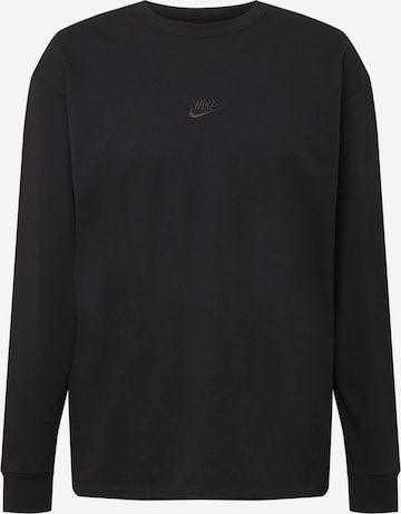 Tricou de la Nike Sportswear pe negru: față