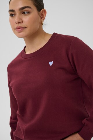 KAFFE CURVE Sweater 'KClia' in Red