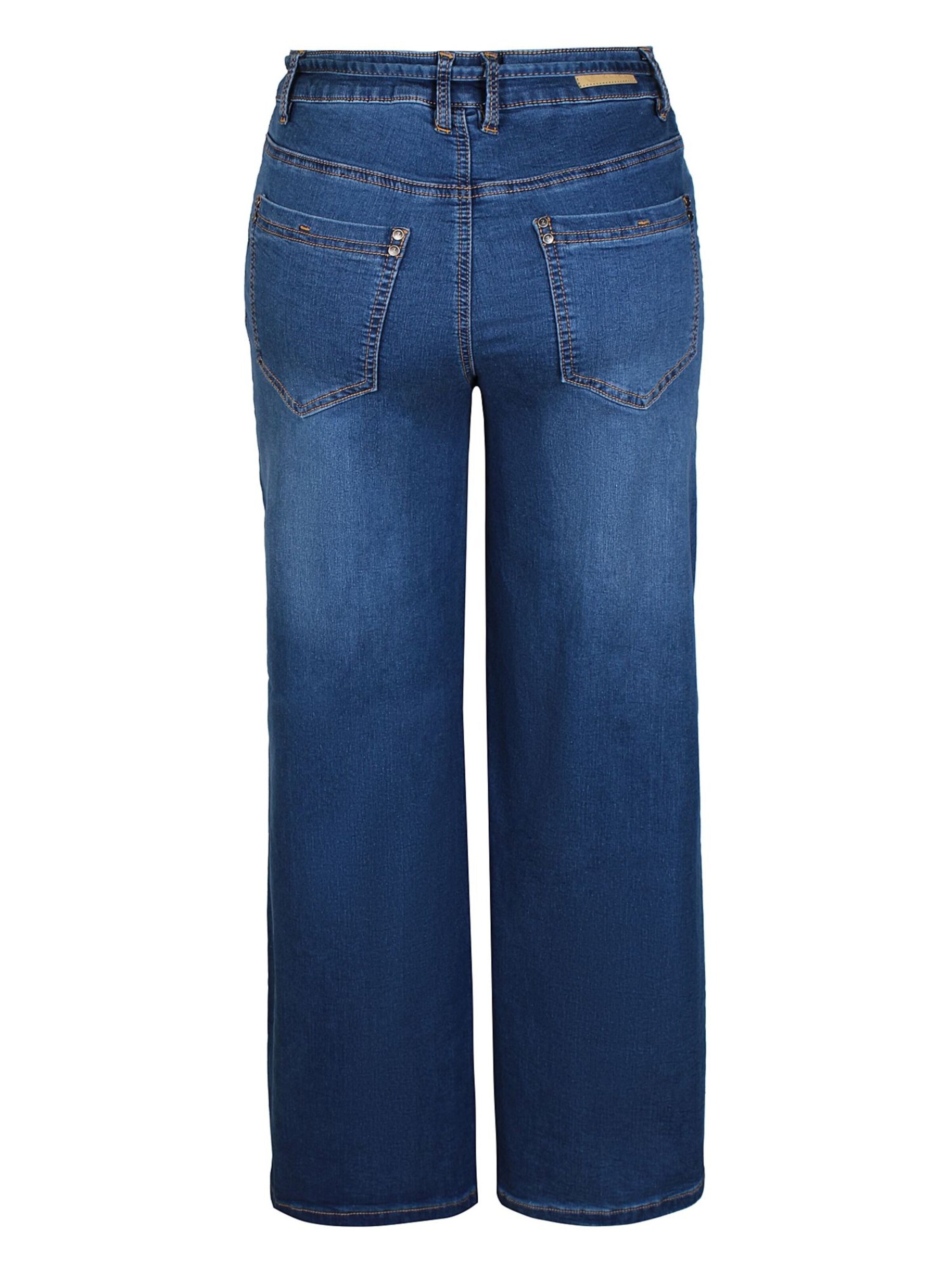 Wide leg Jeans 'Issey 201' di ze-ze in blu