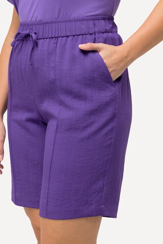 Ulla Popken Regular Broek in Lila