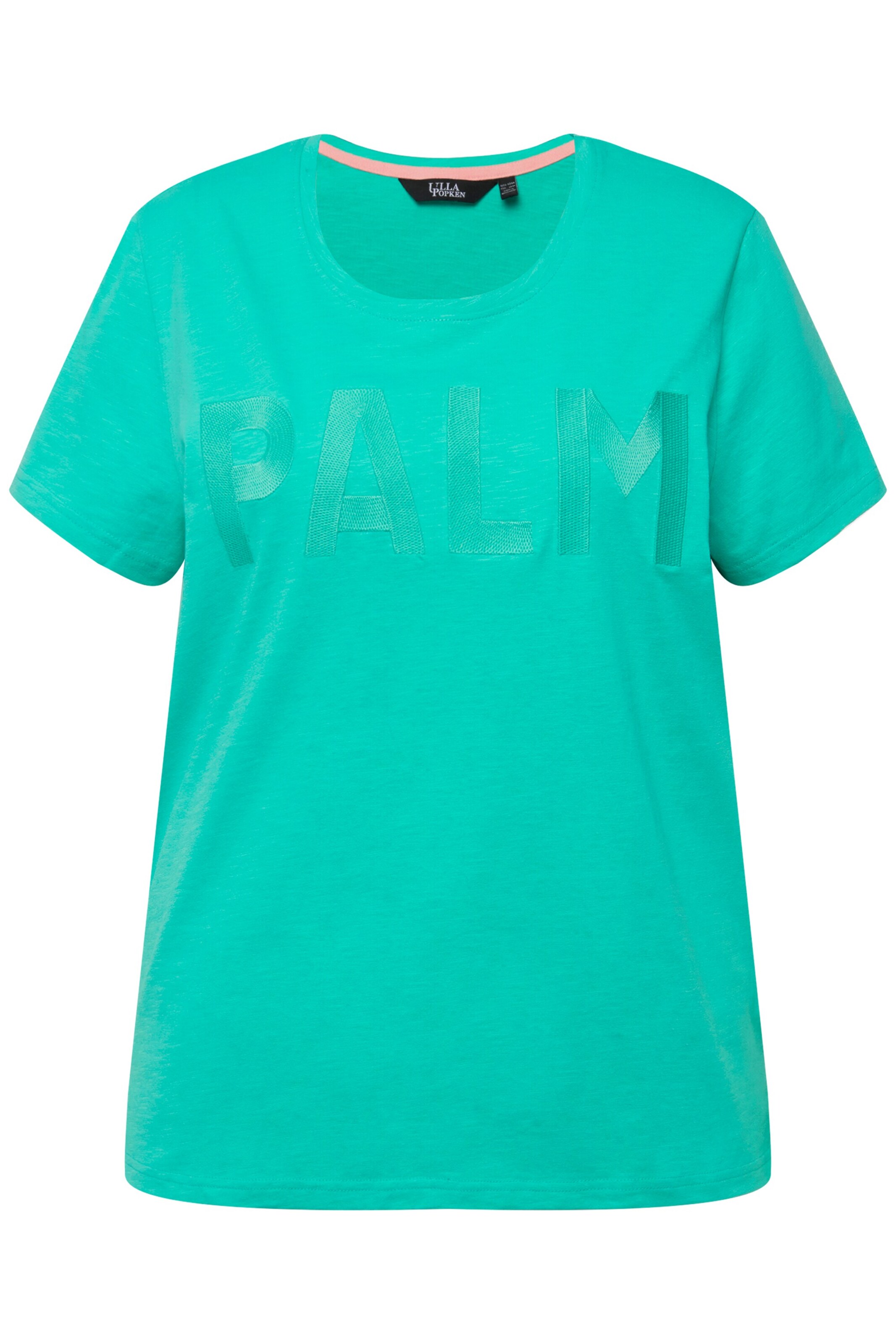 T-shirt Ulla Popken en vert : devant