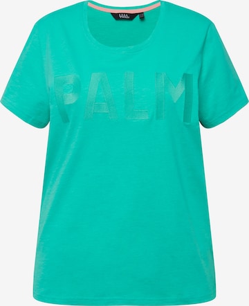T-shirt Ulla Popken en vert : devant