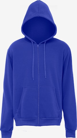 FUMO Sweat jacket in Blue: front