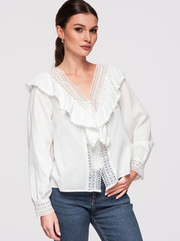 Ombre Blus i vit