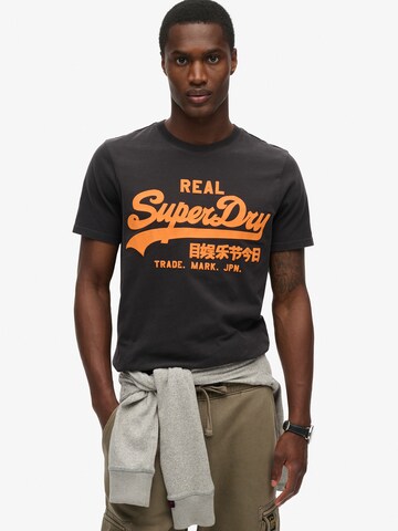 Superdry T-shirt 'Neon' i grå: framsida