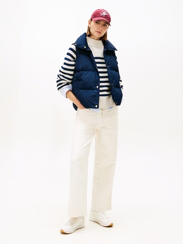 TOMMY HILFIGER Brezrokavnik | modra barva