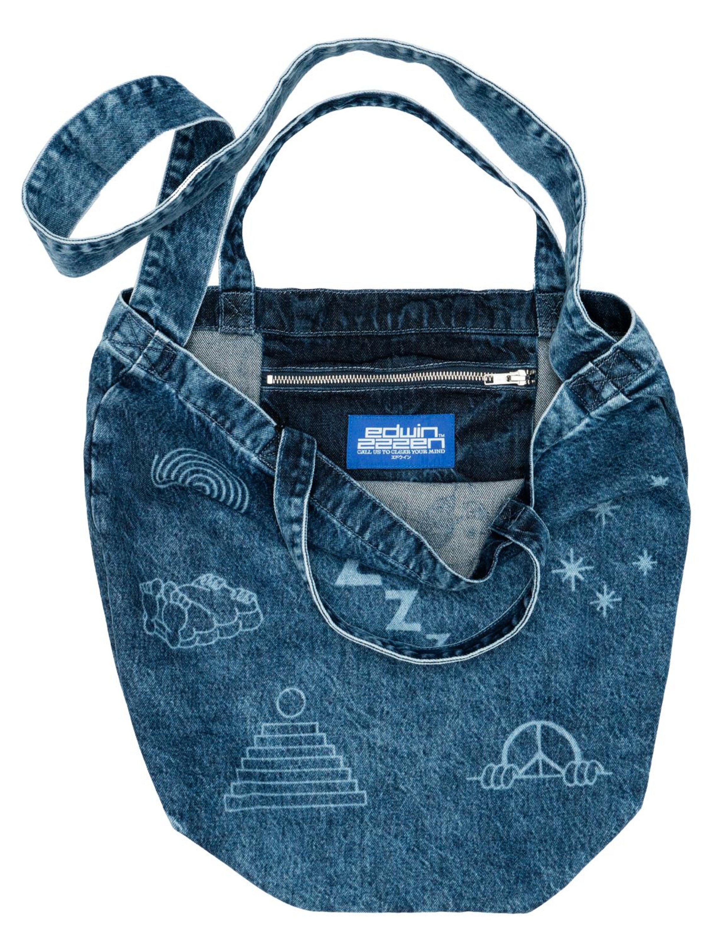 EDWIN Shopper in Blauw