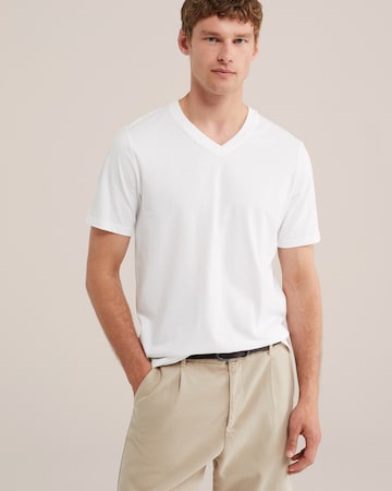 Tricou de la WE Fashion pe alb: față