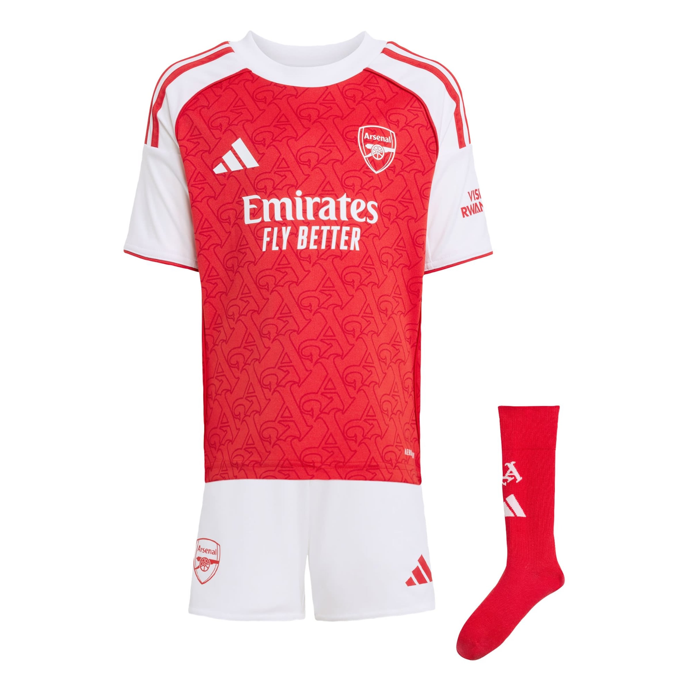Completo per l'allenamento 'FC Arsenal 25/26' di ADIDAS PERFORMANCE in rosso: frontale