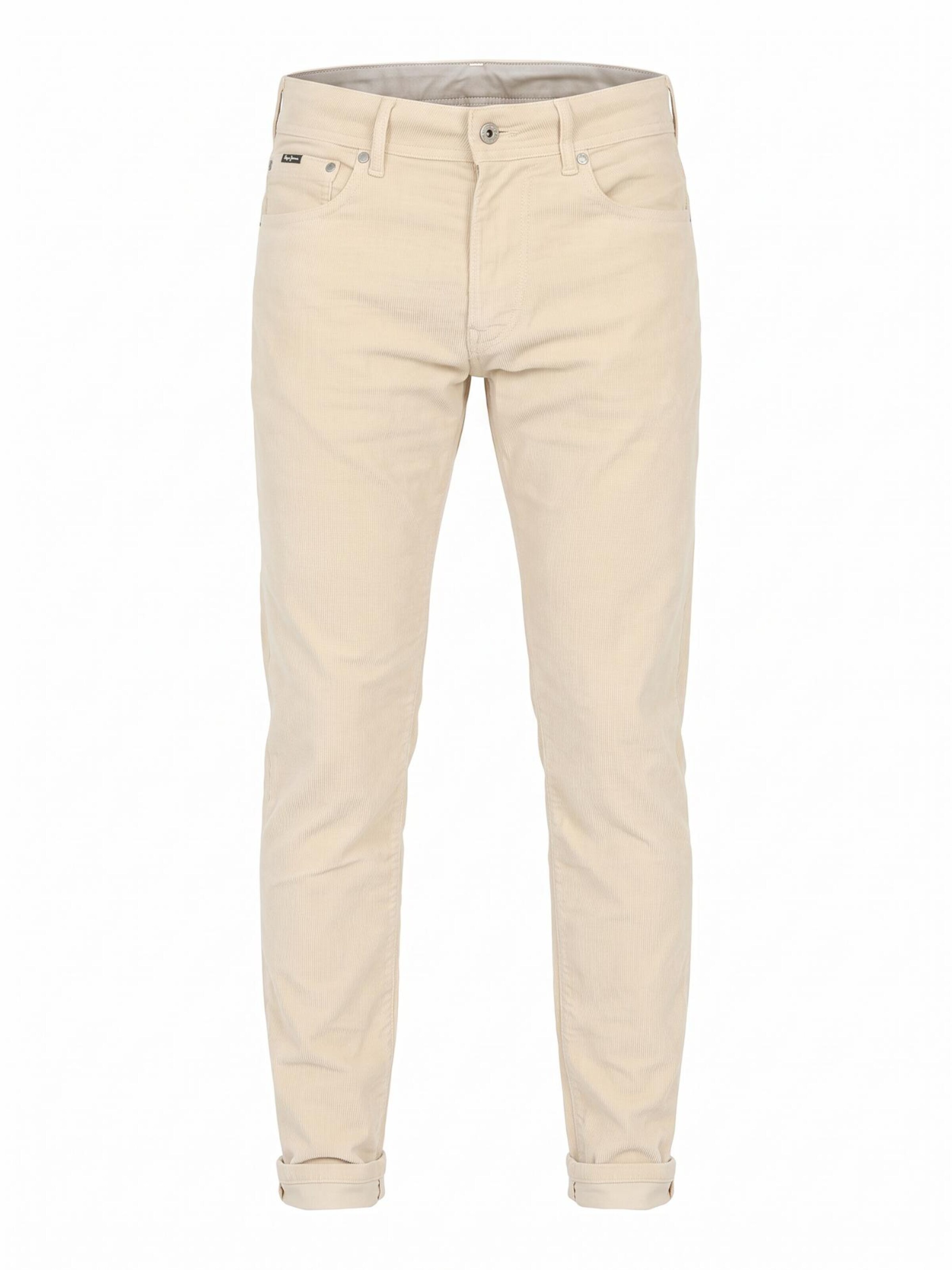 Tapered Pantaloni di DIESEL in beige: frontale