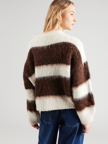 Zwillingsherz - Jersey en marrón