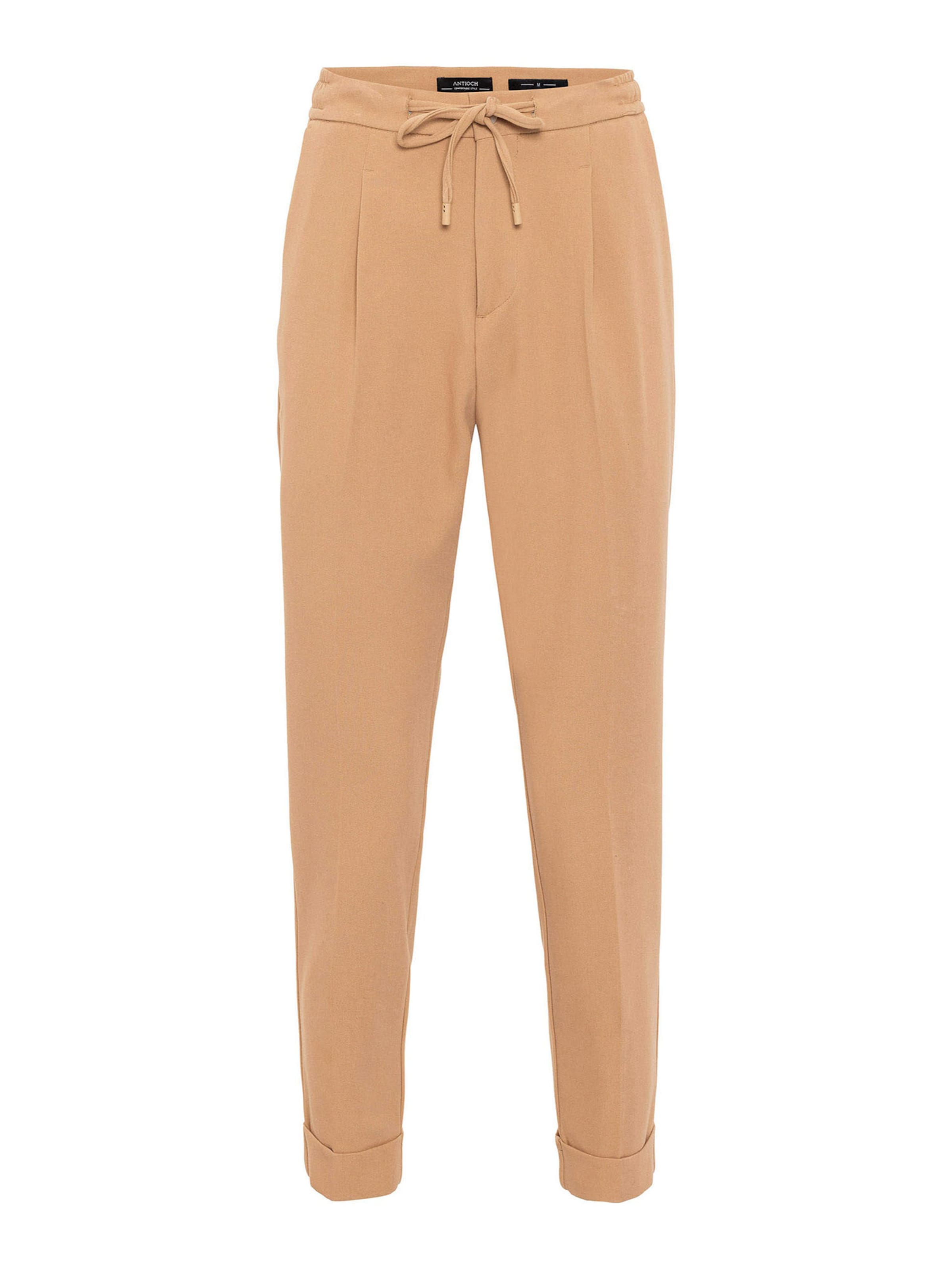 Antioch Slimfit Housut värissä beige: etupuoli
