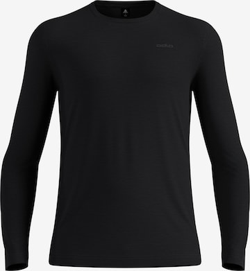 Base Layer 'MERINO 160' ODLO en noir : devant