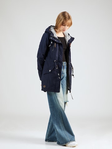 Parka mi-saison 'ELSIE' Ragwear en bleu