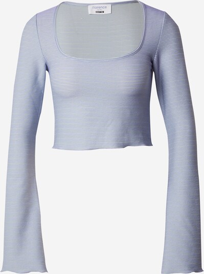 Tricou 'New Beginning' florence by mills exclusive for ABOUT YOU pe verde pastel / lila, Vizualizare produs