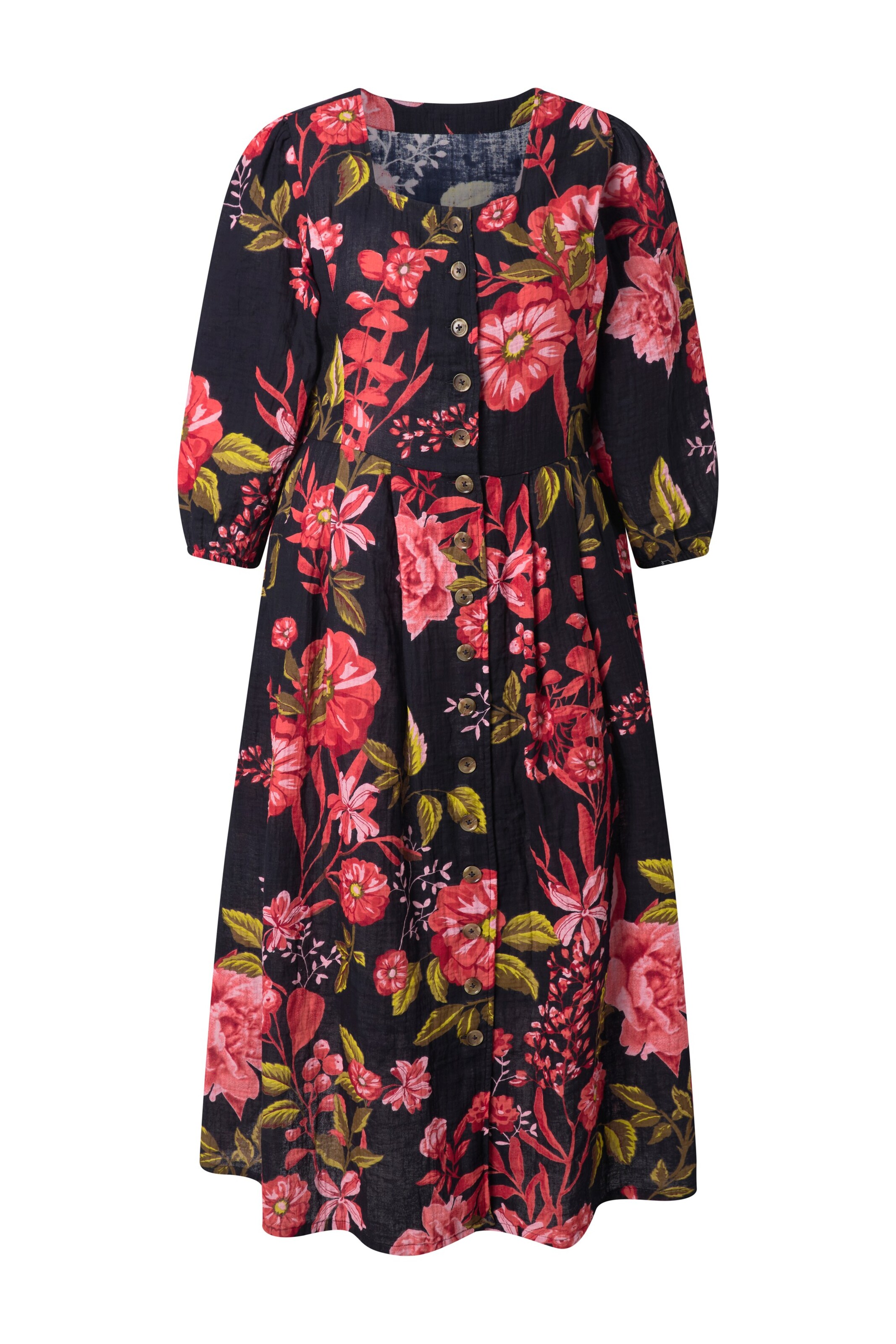 Ulla Popken Kleid in Rot: Vorderseite