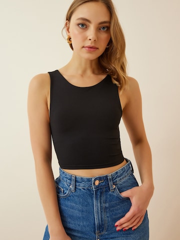 Happiness İstanbul Топ в Черный: спереди