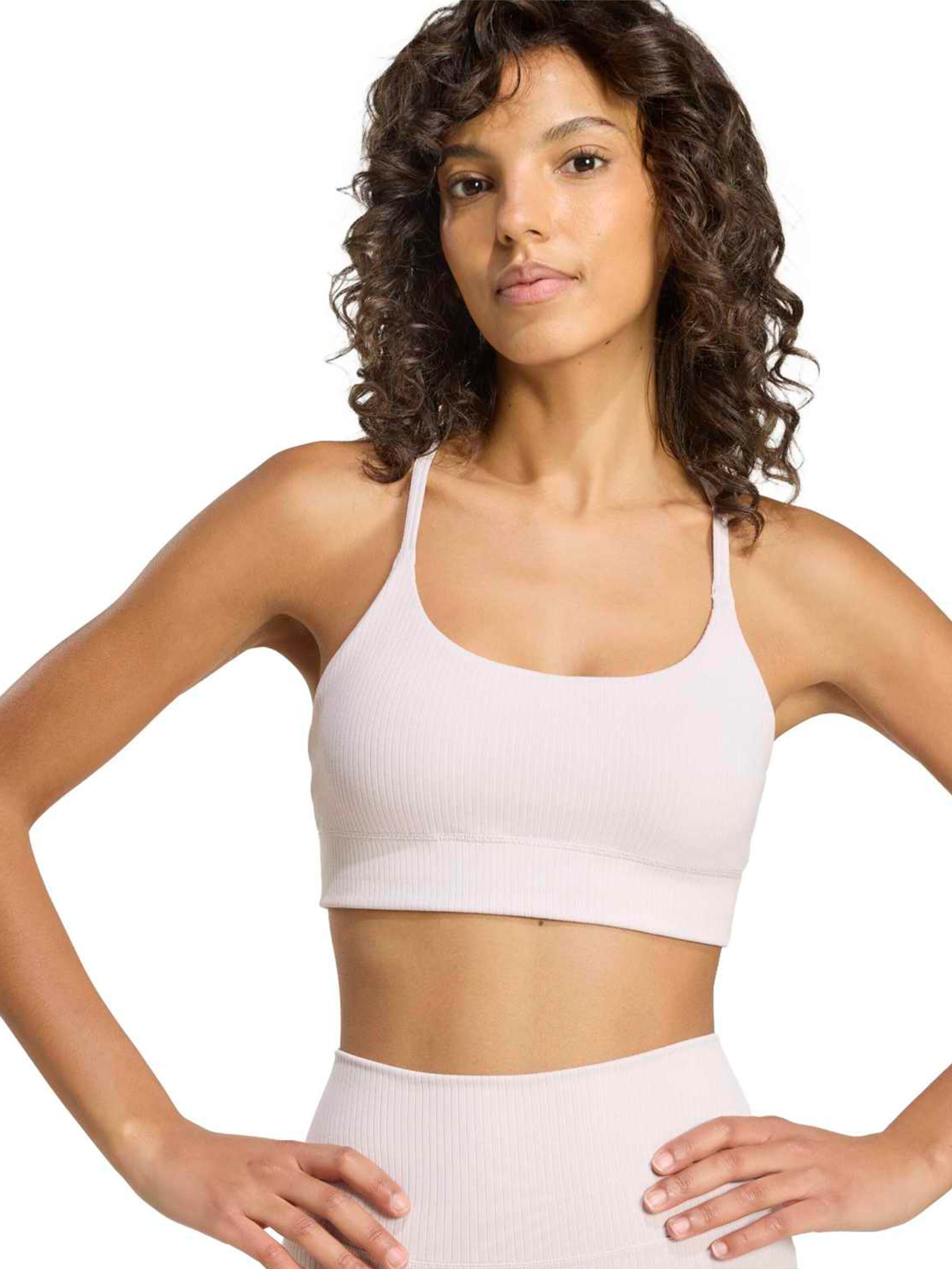 Bustino Reggiseno sportivo 'ALL ME' di ADIDAS PERFORMANCE in lilla: frontale