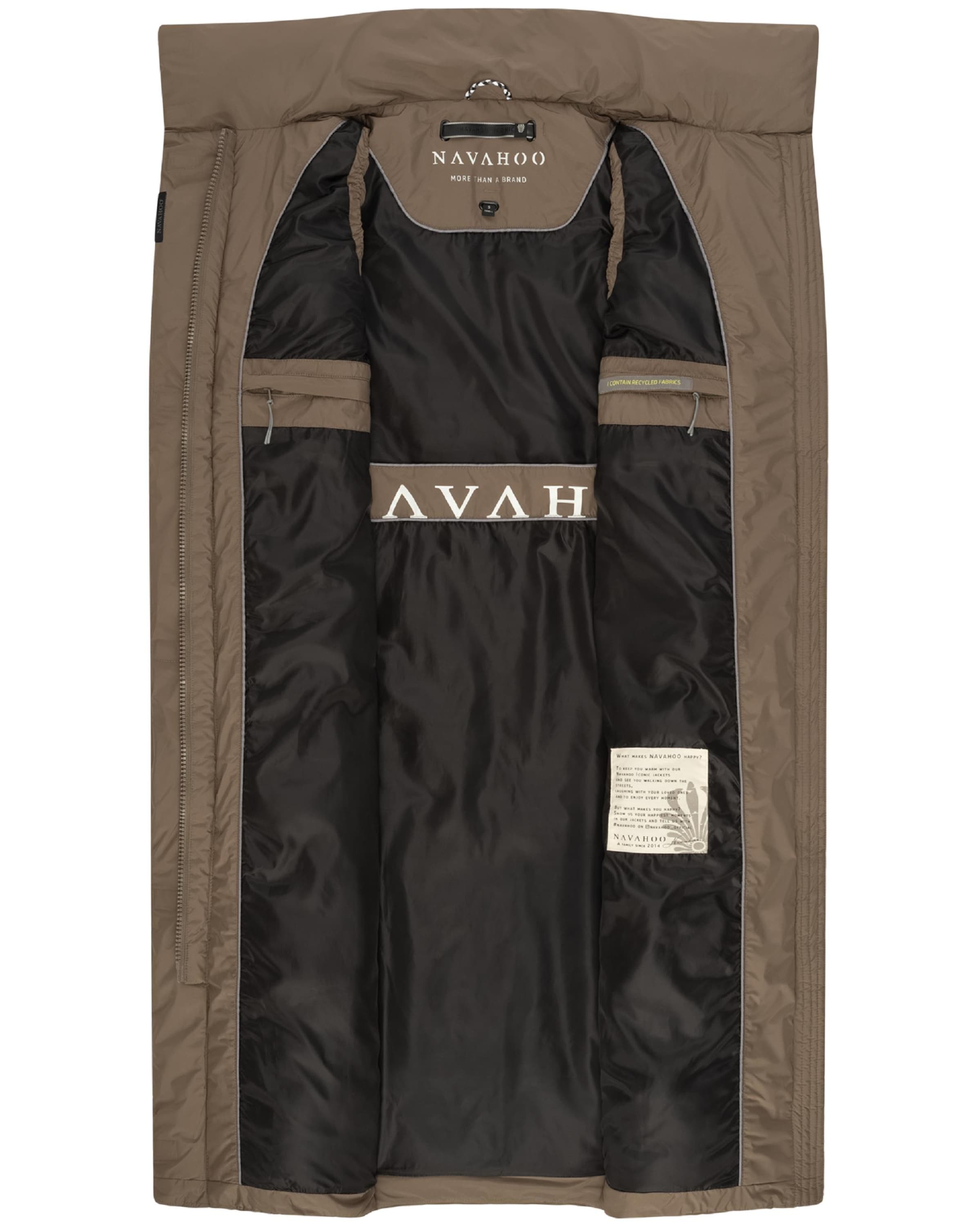 NAVAHOO Weste 'Abendlied XIV' in Braun