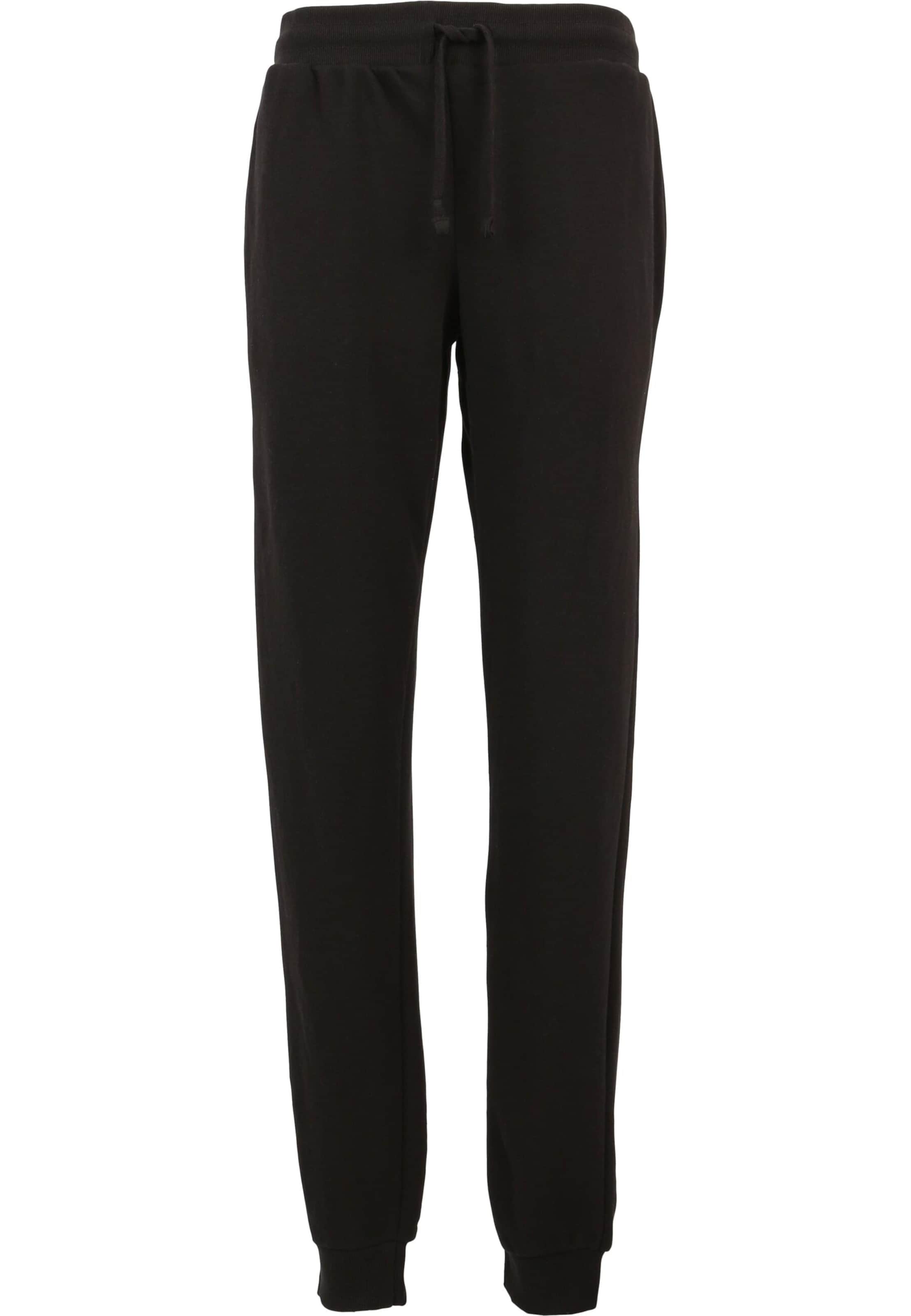 Urban Classics Broek in Zwart: voorkant