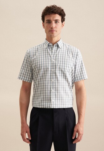 SEIDENSTICKER Comfort fit Business shirt in Green: front