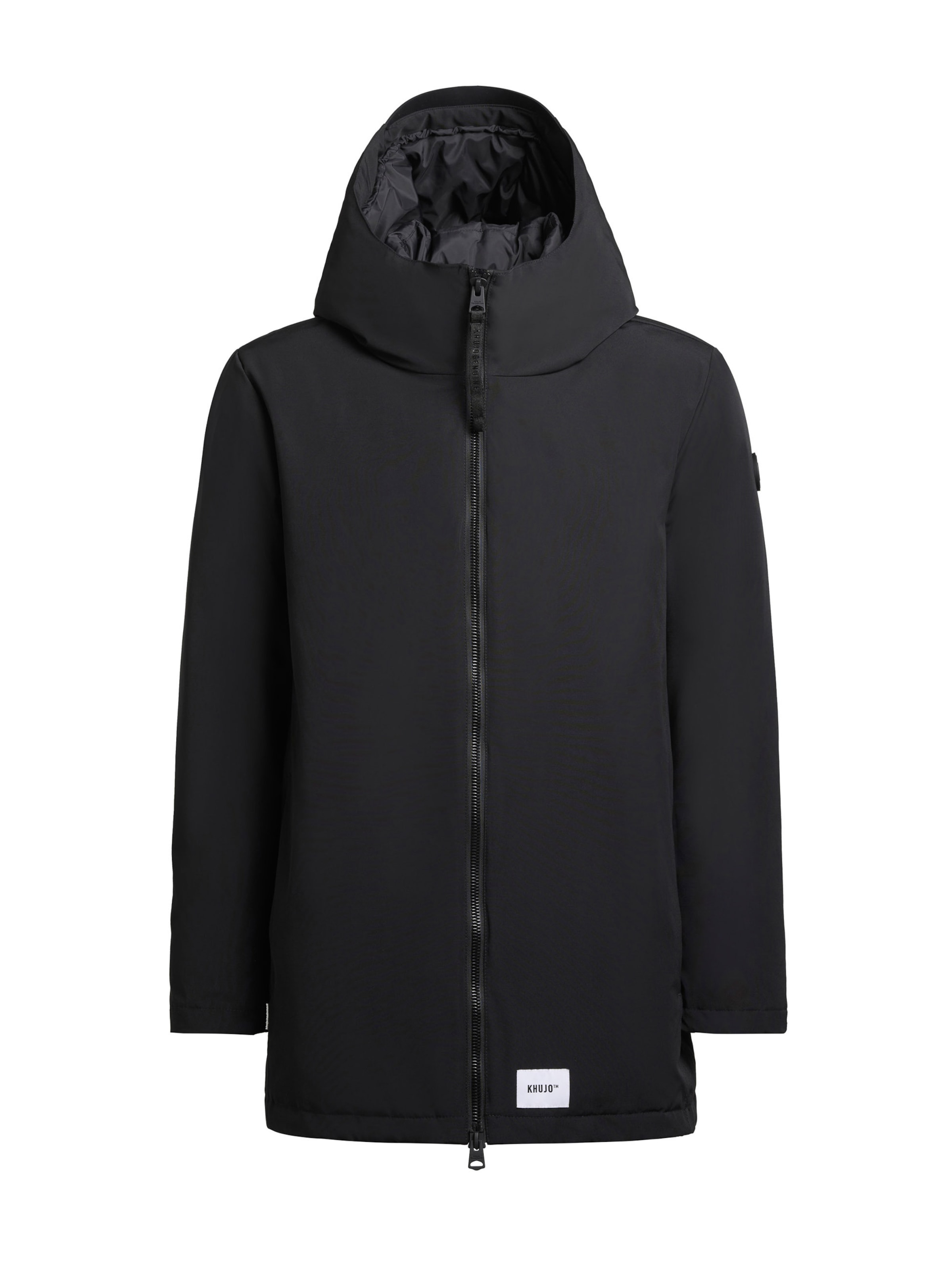 juoda khujo Žieminė striukė 'Nedd': priekis