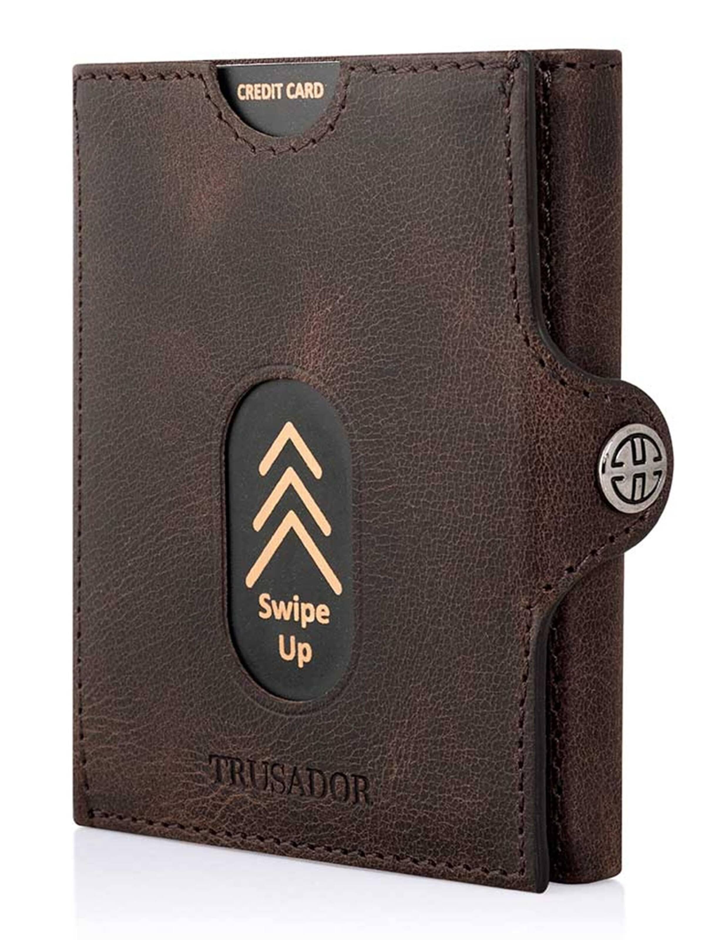 Trusador Wallet 'Valencia' in Brown: front