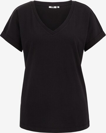 T-shirt WE Fashion en noir : devant