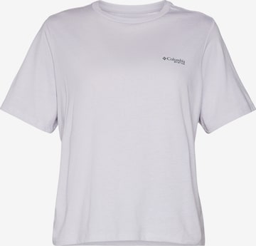 COLUMBIA Koszulka funkcyjna 'PFG Uncharted' w kolorze fioletowy: przód