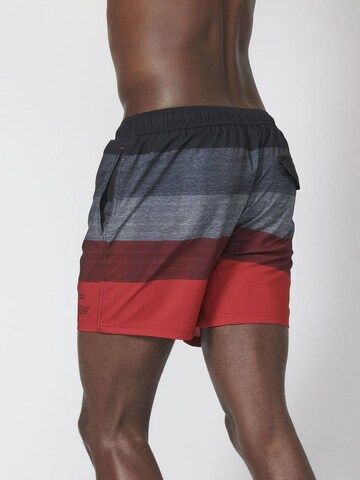 KOROSHI Board Shorts in Red