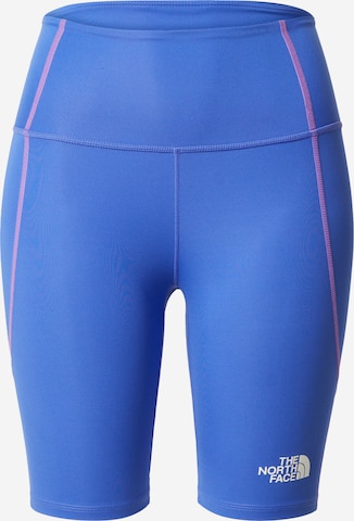 THE NORTH FACE Skinny Outdoorbroek 'HAKUUN' in Blauw: voorkant