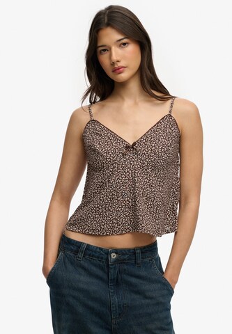 Superdry & Co Top in Braun: Vorderseite