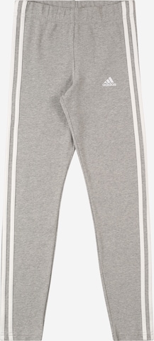 ADIDAS SPORTSWEAR Sportovní kalhoty 'Essentials 3-Stripes' – šedá: přední strana