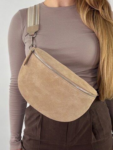 lePelou Gürteltasche 'GAIA large' in Beige