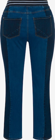 Coupe slim Jean Ulla Popken en bleu