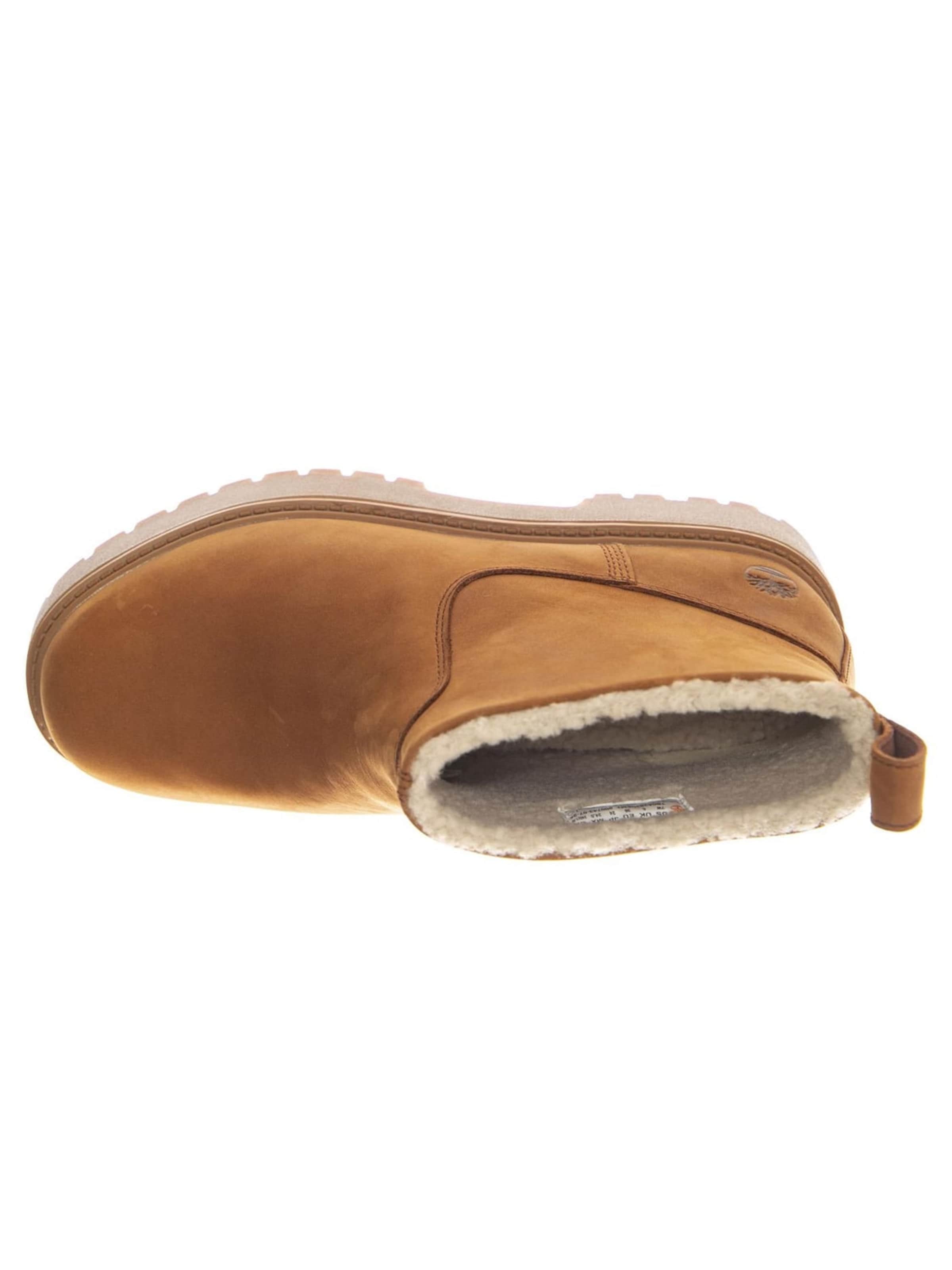 TIMBERLAND Kozaki 'Stone Street Mid Warm Lined Boot Rust Nubuck -- Women's Warm-Lined Nubuck Mid Boots' w kolorze brązowy