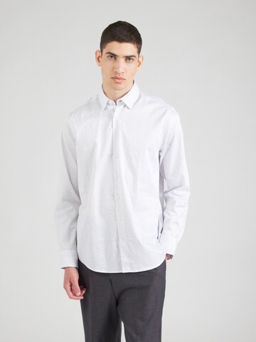 Coupe regular Chemise bugatti en bleu : devant