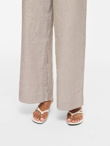 VILA Wide leg Broek 'VIKalea' in Beige