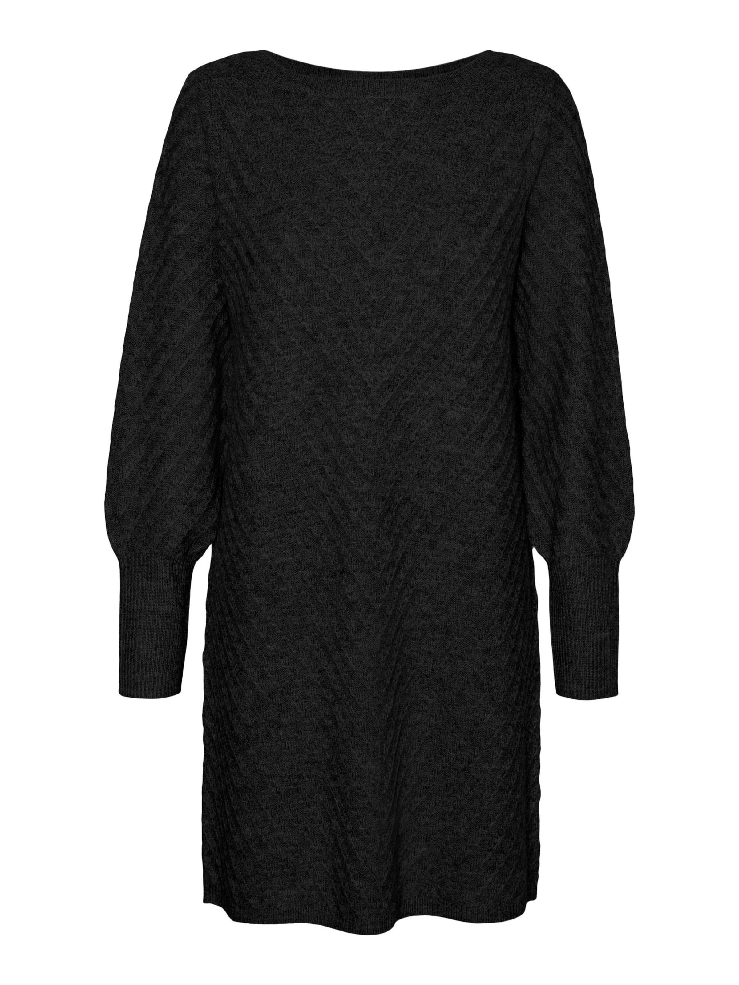 VERO MODA Strickkleid in schwarz, Produktansicht