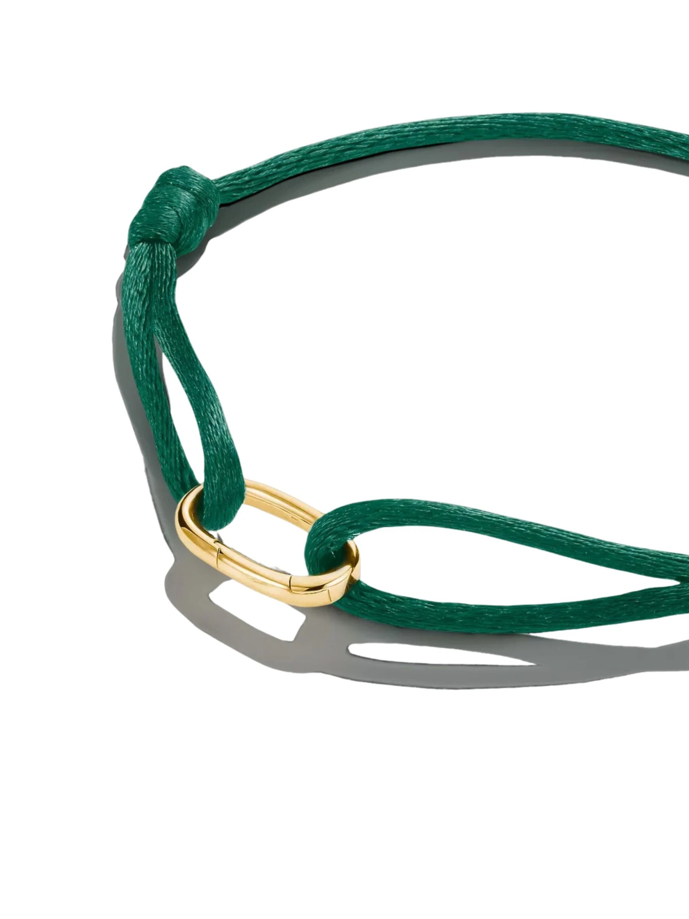 Bracelet 'Thomas Sabo Textilarmband Grün Connect 18k Vergoldet' Thomas Sabo en or