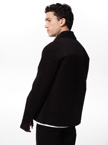 ABOUT YOU x Jaime Lorente Between-season jacket 'Emilio' in Black