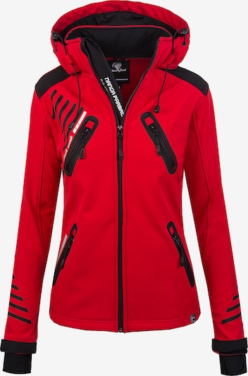 Rock Creek Outdoorjacke in rot / schwarz, Produktansicht