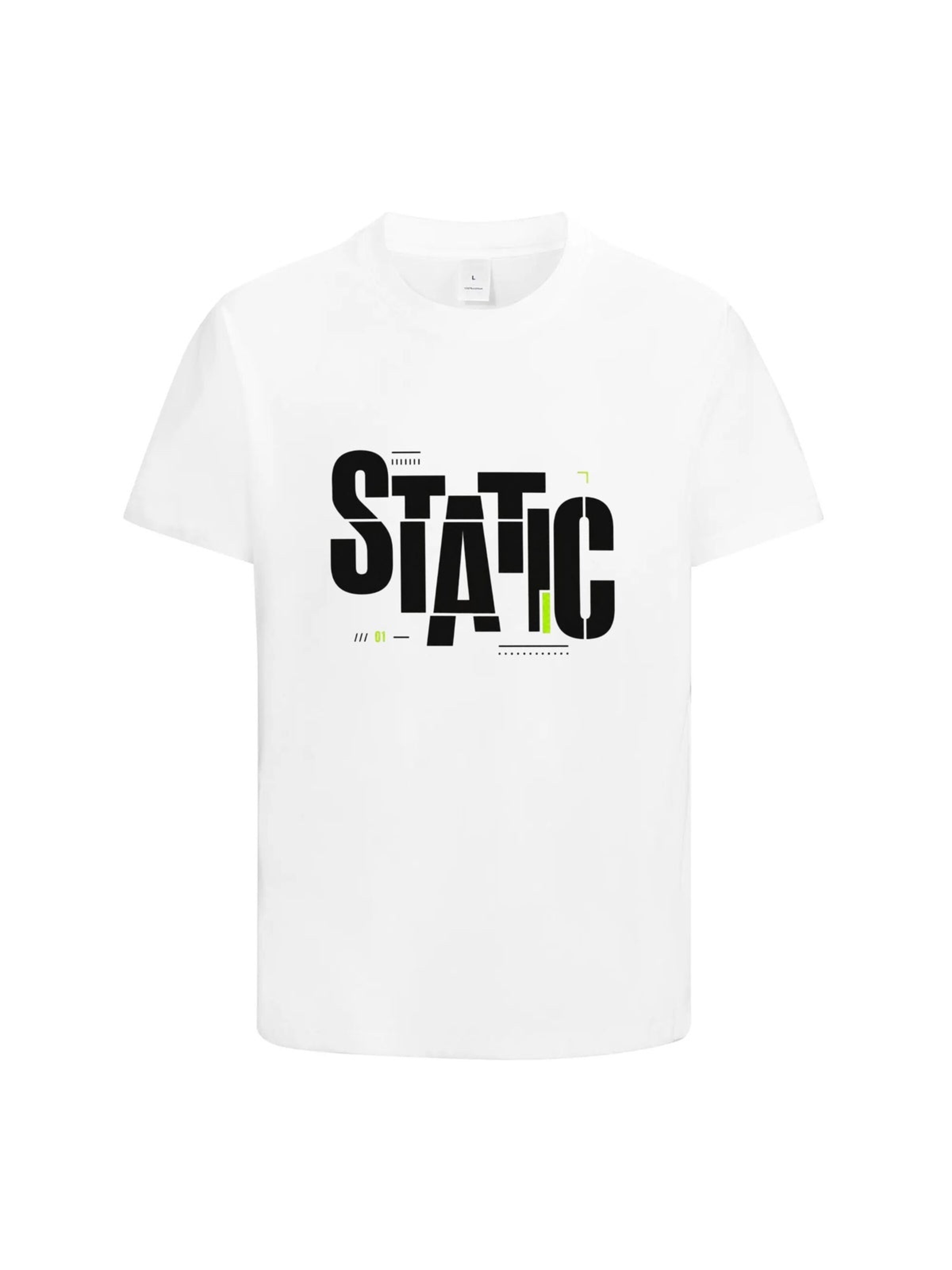 HUSKSWARE Shirt 'T-Shirt mit Motivprint'‌‌‌‌‌‌‌ in Weiß